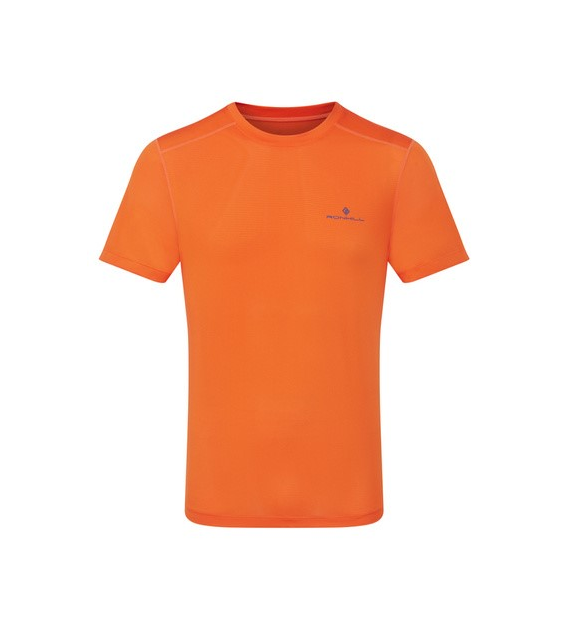 Men's Tech S/S Tee Cardinal Orange/Ocean XL
