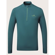 Men's Core Thermal 1/2 Zip Deep Teal/Acid S