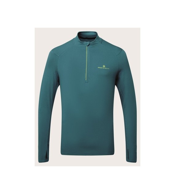 Men's Core Thermal 1/2 Zip Deep Teal/Acid S