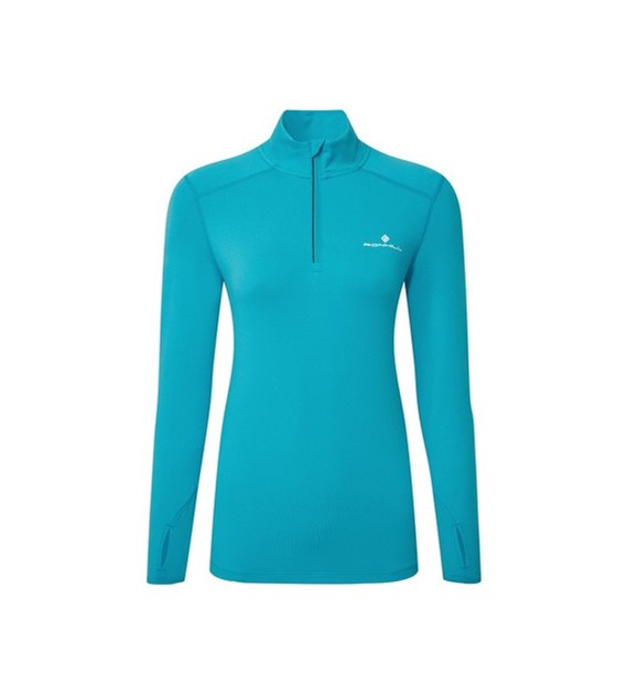 Wmn's Core Thermal 1/2 Zip Azure/Bright White S