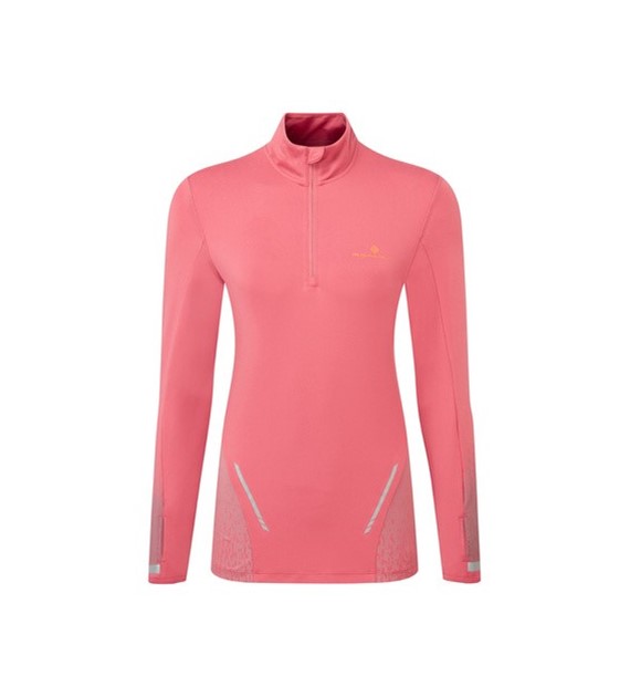 Wmn's Tech Reflect 1/2 Zip Salsa/Reflect S