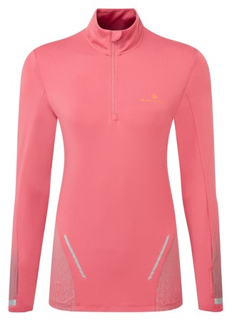 Wmn's Tech Reflect 1/2 Zip Salsa/Reflect S