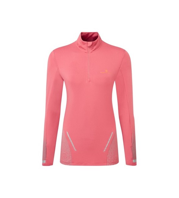 Wmn's Tech Reflect 1/2 Zip Salsa/Reflect M