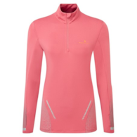 Wmn's Tech Reflect 1/2 Zip Salsa/Reflect L