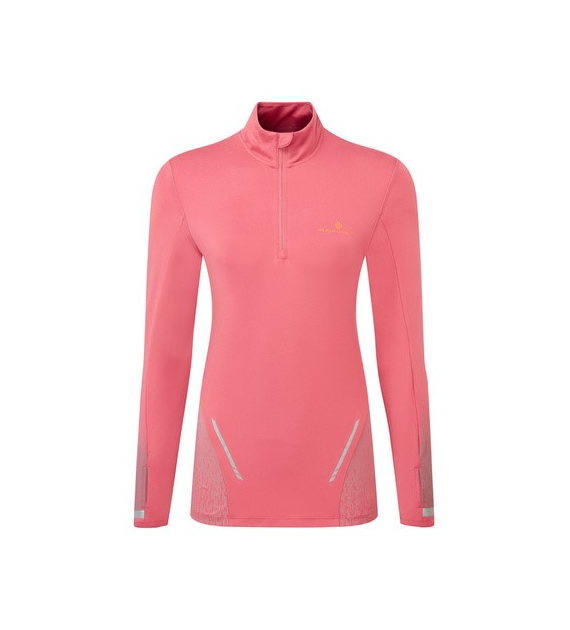 Wmn's Tech Reflect 1/2 Zip Salsa/Reflect L