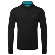 Men's Tech Merino 1/2 Zip Black/Lake L