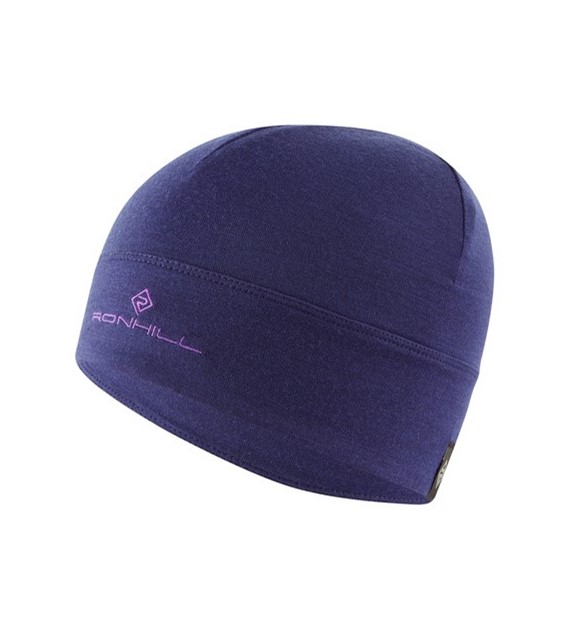 Merino Beanie DeepOcean/RegalPurple O/S