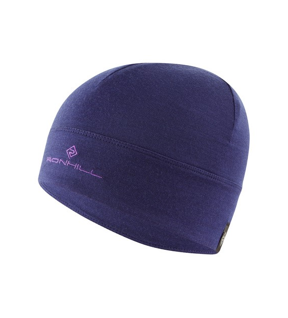 Merino Beanie DeepOcean/RegalPurple O/S