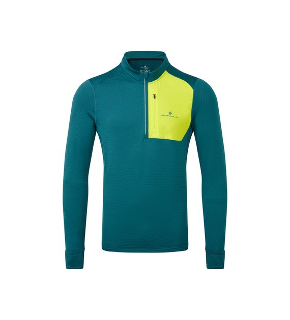 Men's Tech Winter 1/2 Zip Deep Teal/Acid S