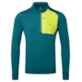 Men's Tech Winter 1/2 Zip Deep Teal/Acid XL