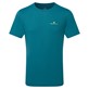 Men's Core S/S Tee Deep Teal/Acid M