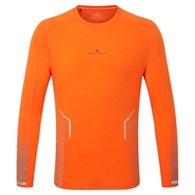 Men's Tech Reflect L/S Tee CardinalOrange/Reflc XL