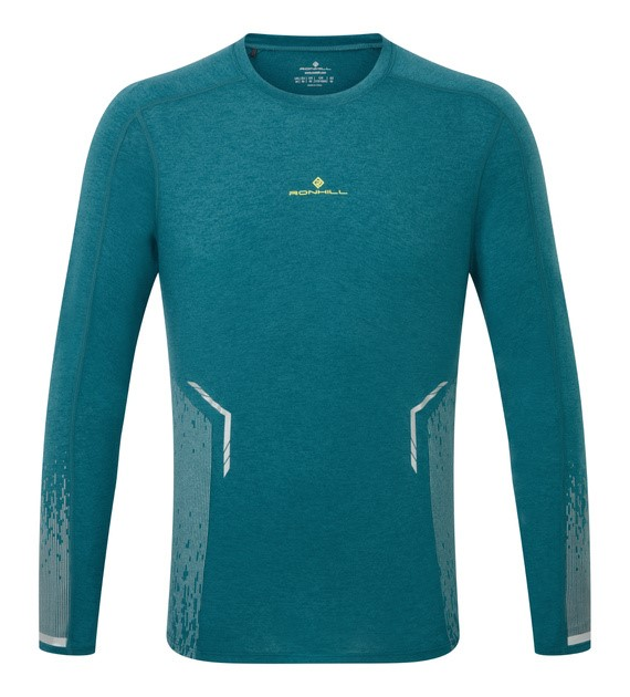 Men's Tech Reflect L/S Tee Deep Teal/Reflect L