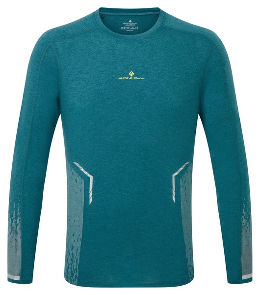Men's Tech Reflect L/S Tee Deep Teal/Reflect XL