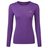 Wmn's Core L/S Tee Regal Purple/Acid L