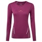 Wmn's Tech Reflect L/S Tee Blackcurrant/Reflect L