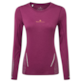 Wmn's Tech Reflect L/S Tee Blackcurrant/Reflect L