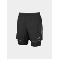 Men's Tech Reflect 5  Twin Short Black/Reflect XL