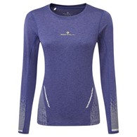 Wmn's Tech Reflect L/S Tee Deep Ocean/Reflect L