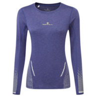 Wmn's Tech Reflect L/S Tee Deep Ocean/Reflect L