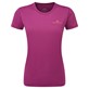 Wmn's Tech S/S Tee Blackcurrant/Mango L