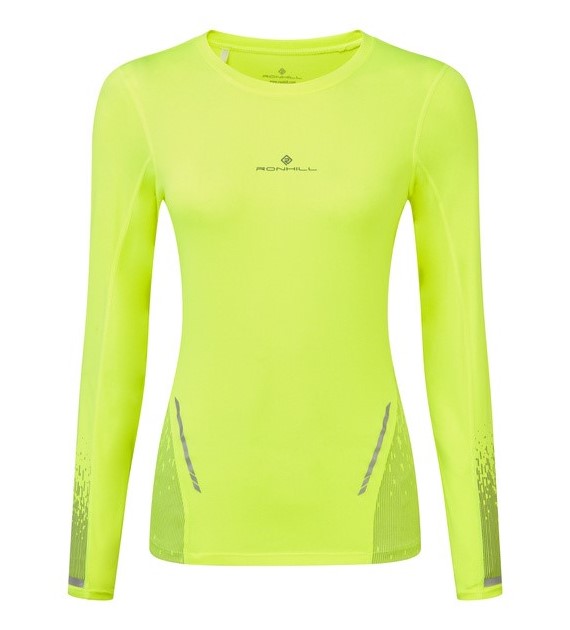 Wmn's Tech Reflect L/S Tee Fluo Yellow/Reflect L