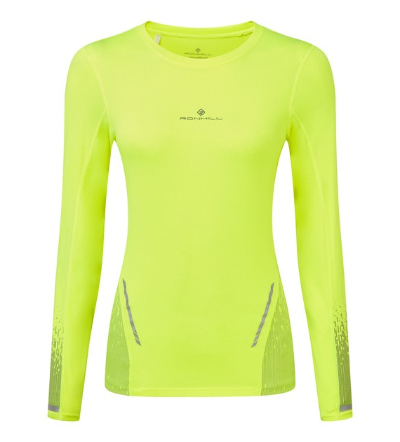 Wmn's Tech Reflect L/S Tee Fluo Yellow/Reflect L