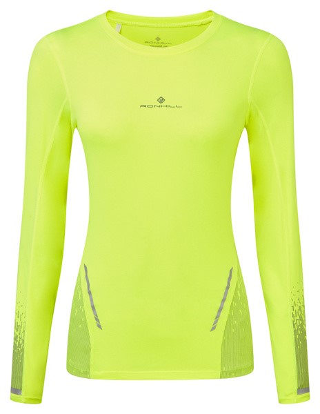 Wmn's Tech Reflect L/S Tee Fluo Yellow/Reflect S