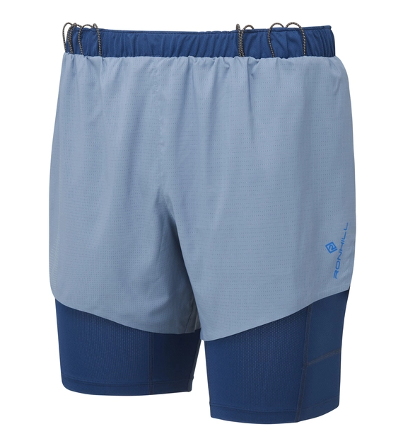 Men's Tech Race Twin Short Lake/Dark Navy L