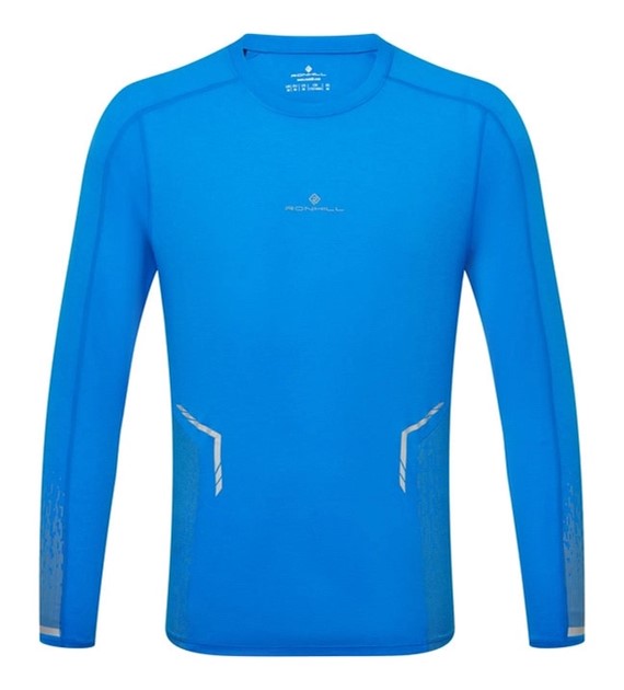 Men's Tech Reflect L/S Tee ElecBlueMarl/Reflect M