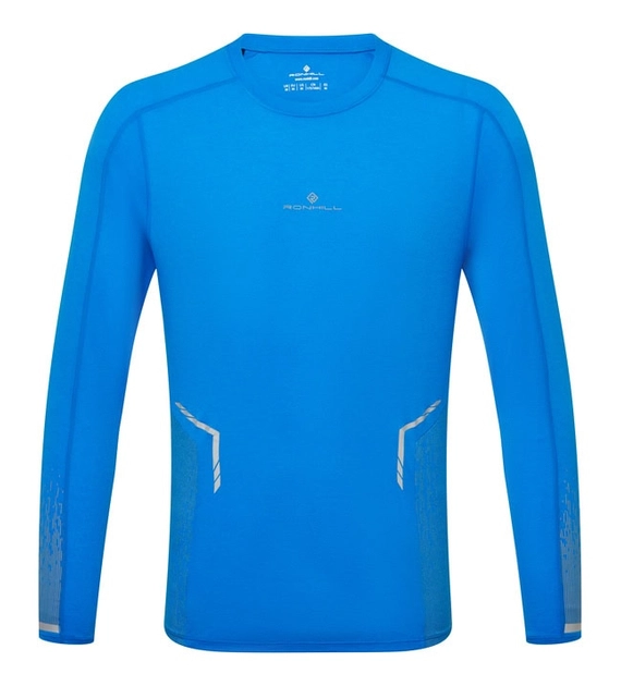 Men's Tech Reflect L/S Tee ElecBlueMarl/Reflect M