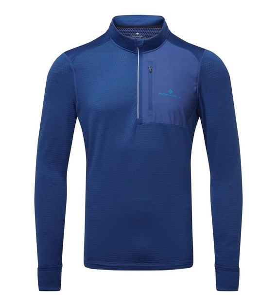 Men's Tech Winter 1/2 Zip Ocean/Electric Blue L