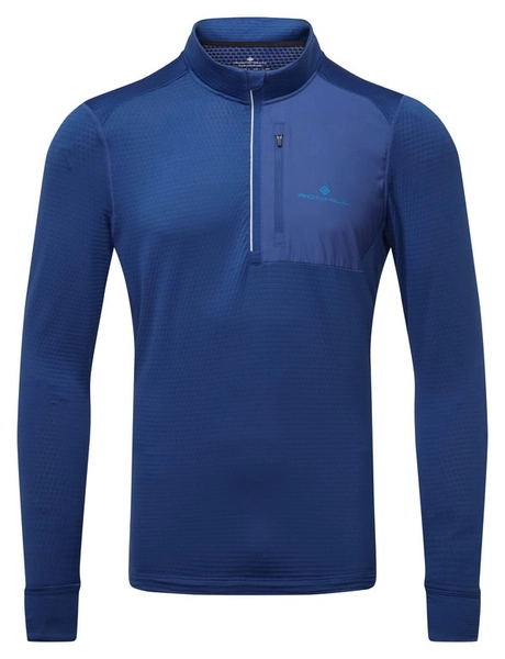 Men's Tech Winter 1/2 Zip Ocean/Electric Blue L
