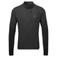 Men's Tech Wind-Block 1/2 Zip All Black M