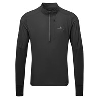 Men's Tech Wind-Block 1/2 Zip All Black L