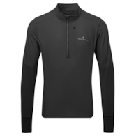 Men's Tech Wind-Block 1/2 Zip All Black L