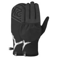 Wind-Block Convertible Glove All Black L