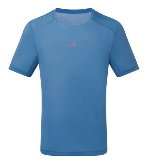 Men's Tech S/S Tee glacier/red S