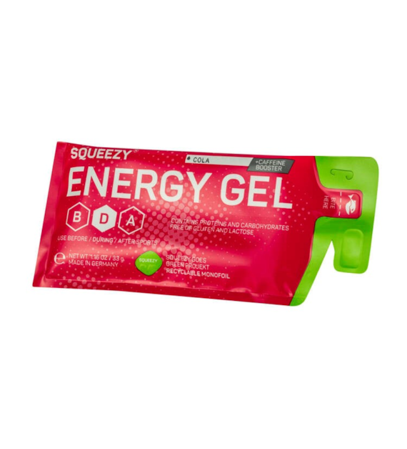 Squeezy żel energetyczny cola+kofeina 33g.