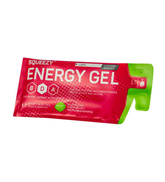 Squeezy żel energetyczny cytryna+kof. 33g.