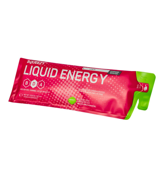 Squeezy Drink Żel cytryna+kof. 60ml