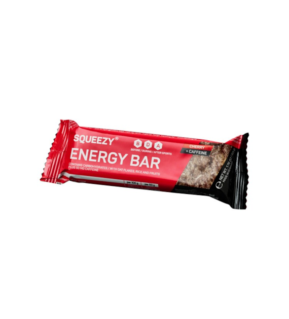 Squeezy baton energetyczny wiśniowy z kofeiną 50g.