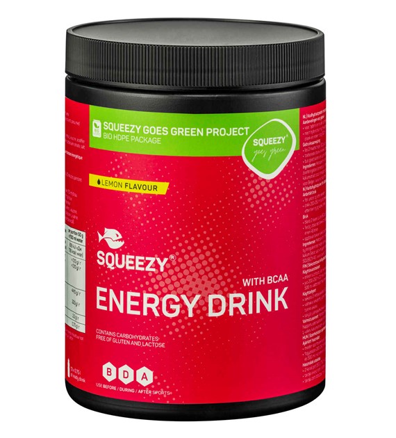 Squeezy Energy Drink 650g Cytrynowy +BCAA