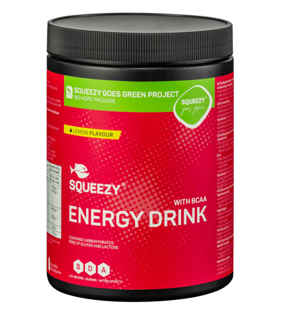 Squeezy Energy Drink 650g Cytrynowy +BCAA
