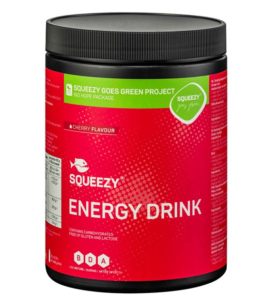 Squeezy Energy Drink 650g Wiśniowy +BCAA