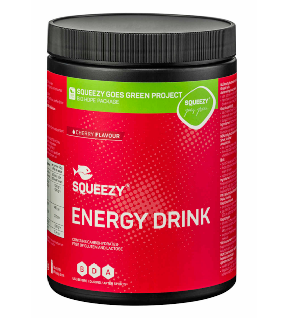Squeezy Energy Drink 650g Wiśniowy +BCAA