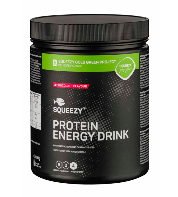 Squeezy Protein Energy Drink 650g Czekoladowy
