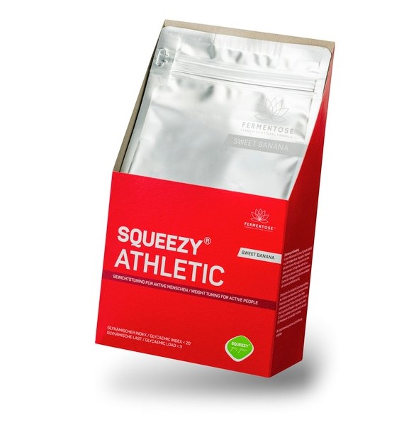 Squeezy Athletic 495g. Bananowy