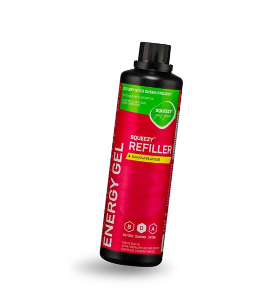 SQUEEZY ENERGY GEL 500ml REFILLER Banan