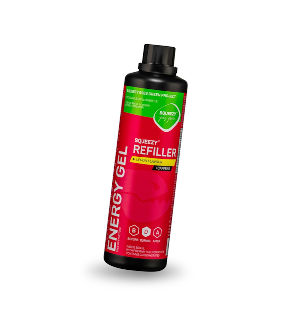 SQUEEZY ENERGY GEL 500ml REFILLER Cytr + kof